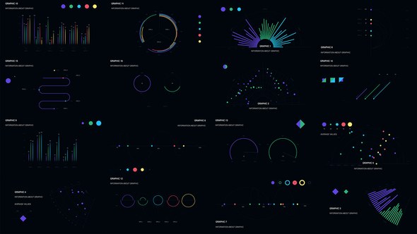 Videohive Clean graphics Infographics template preview