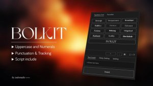 Videohive Animated Typeface - Bolkit Rayek Titles template preview