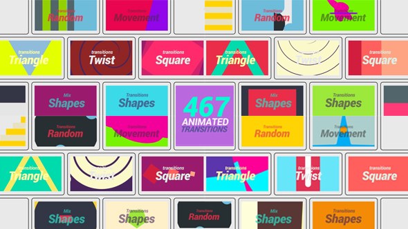 467 Animated Transition Video Displays template preview