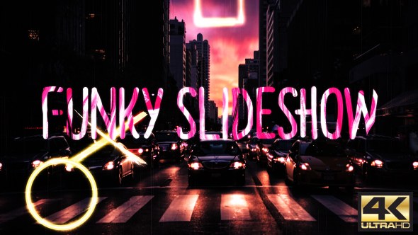 Videohive Funky Slideshow Video Displays template preview