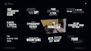 Videohive Bounce Text Animation - AE Titles template preview