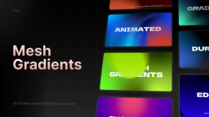 Videohive Animated Mesh Gradients Elements template preview