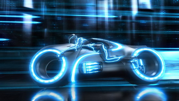 Videohive Futuristic Neon Bike Logo Logo Stings template preview