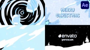 Videohive Christmas Night Logo Reveal for After Effects Logo Stings template preview