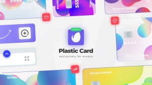 Videohive Plastic Card Product Promo template preview
