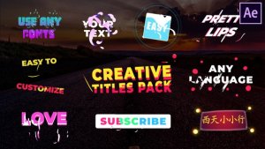Videohive Creative Titles | After Effects Titles template preview