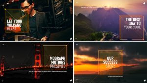 Minimal Slideshow Video Displays template preview