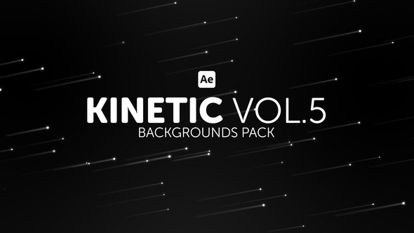 Videohive Kinetic Backgrounds 5 Elements template preview