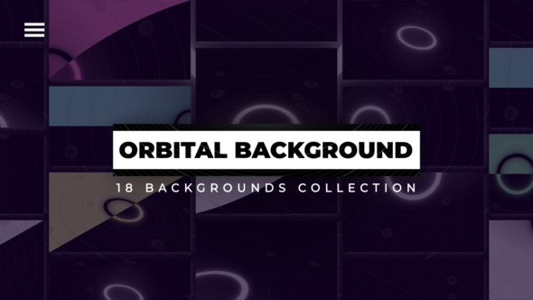 Videohive 18 Orbital Backgrounds Elements template preview