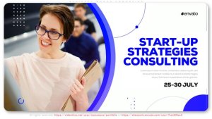 Videohive Business Woman Coworking Video Displays template preview