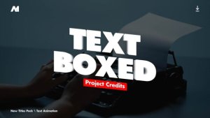 Text Box Animator | MOGRT Premiere Pro template preview