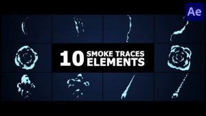 Videohive Smoke Traces Elements | After Effects Elements template preview