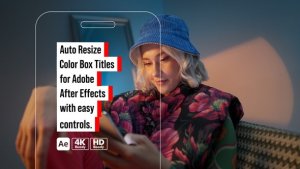 Videohive Auto Resize Color Box Titles Titles template preview
