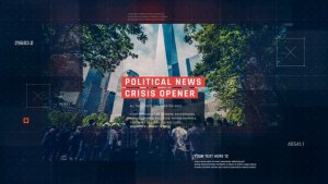 Videohive Political News Crisis Opener Openers template preview