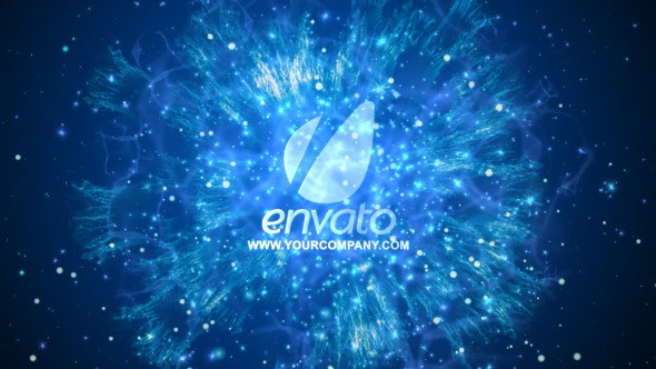 Energetic Logo Revealer Video Displays template preview
