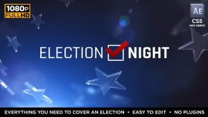 Election Night Video Displays template preview
