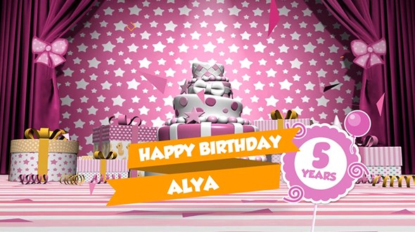 Videohive Birthday Slideshow Openers template preview