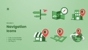 Videohive Location & Navigation Elements template preview