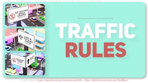 Videohive Traffic Rules Presentation Video Displays template preview