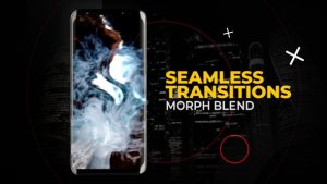 Videohive Vertical Morph Blend Transitions | After Effects Elements template preview