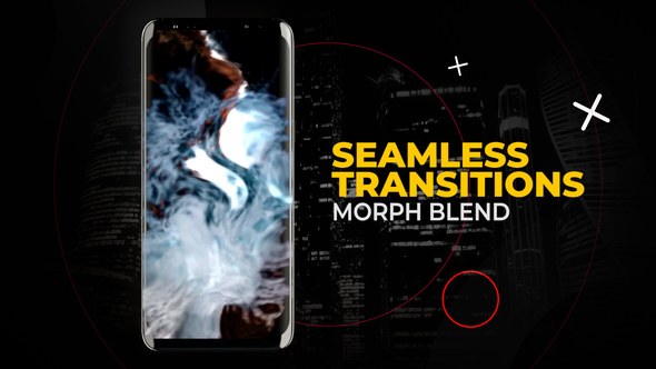 Videohive Vertical Morph Blend Transitions | After Effects Elements template preview