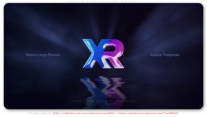Videohive Water Lights Logo Reveal Logo Stings template preview