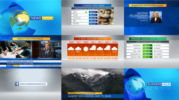 Videohive Complete News Package Broadcast-packages template preview