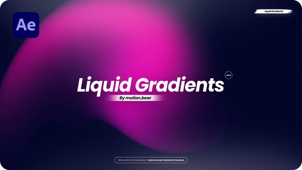 Videohive Liquid Gradients - Pack 02 Elements template preview