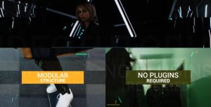 Videohive Fast Modern Reel with Titles Video Displays template preview