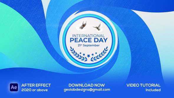 Videohive International Peace Day Openers template preview