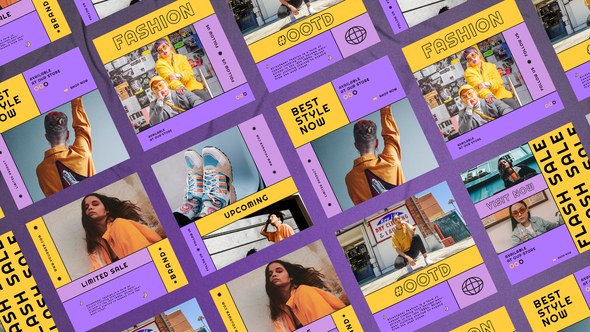 Videohive Mason Fashion Sale Instagram Posts Product Promo template preview