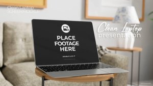 Videohive Clean Laptop Product Promotion Product Promo template preview