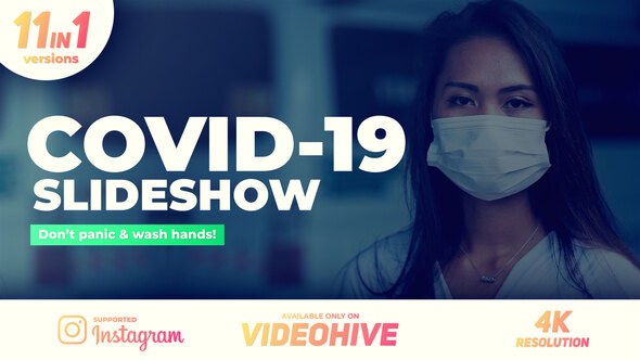 Videohive Coronavirus Covid-19 Slideshow Openers template preview