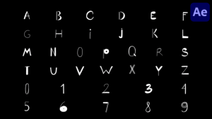 Videohive Cartoon Alphabet | After Effects 51946146 Elements template preview