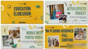 Videohive Education Slideshow 49590611 Openers template preview