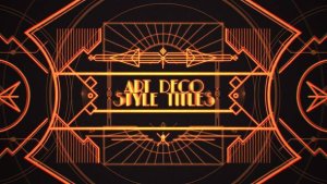 Videohive Art Deco Style Titles Titles template preview