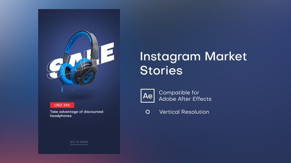 Videohive Instagram Market Stories Product Promo template preview