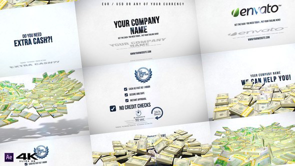 Videohive Your Best Credit Company Logo Openers template preview