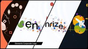 Elements Corporate Logo Video Displays template preview