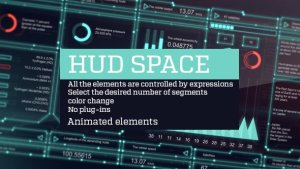 Hud space Video Displays template preview