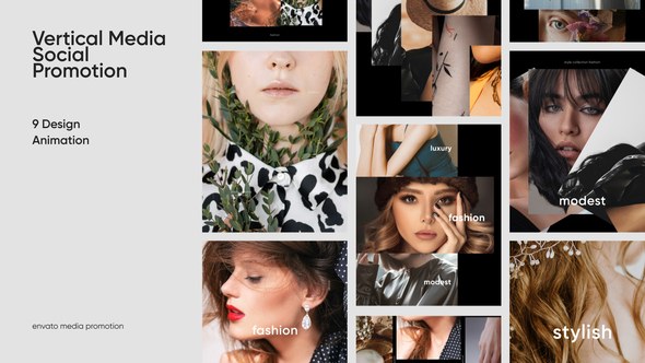 Videohive Vertical Social Media Promotion Product Promo template preview