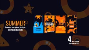 Videohive Summer Instagram Ver.2 Product Promo template preview