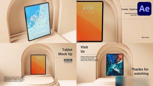Videohive Tablet Pad Mock Up for After Effects Openers template preview