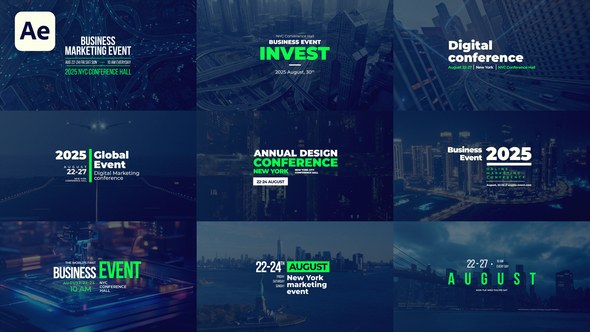 Videohive Corporate Event Titles Titles template preview