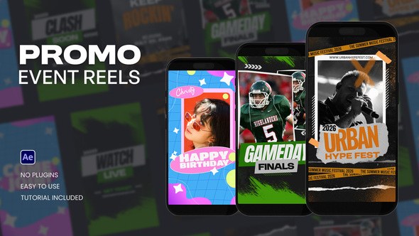 Videohive Event Promo Reels Product Promo template preview