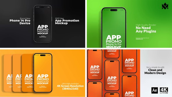 Videohive App Promo By Royal Motions Product Promo template preview