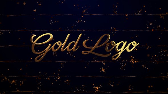 Videohive Gold Logo Reveal (Particles Opener) Logo Stings template preview
