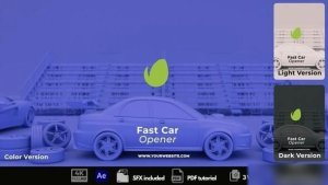 Videohive Fast Car Opener Openers template preview