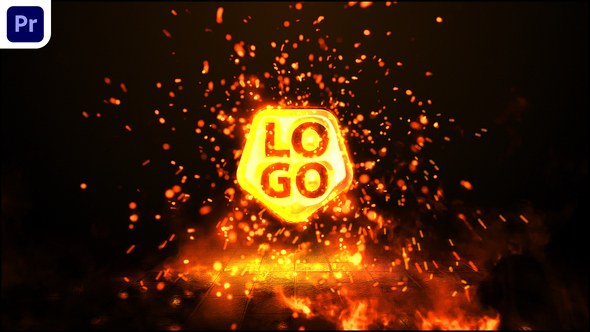 Energetic Logo Animation V.2 Premiere Pro template preview