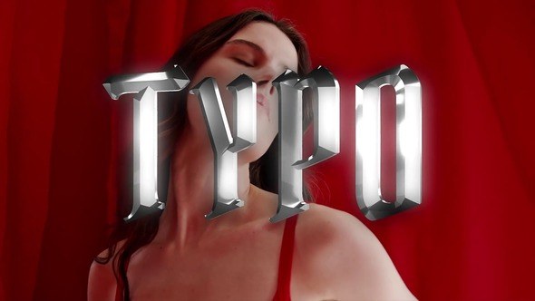 Videohive Chrome Typography 60702811 Titles template preview